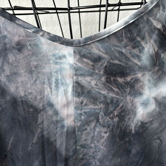 J.Valdi Tie-Dyed Print Flowy Cropped Jumpsuit Cover-Up - Picture 7 of 9